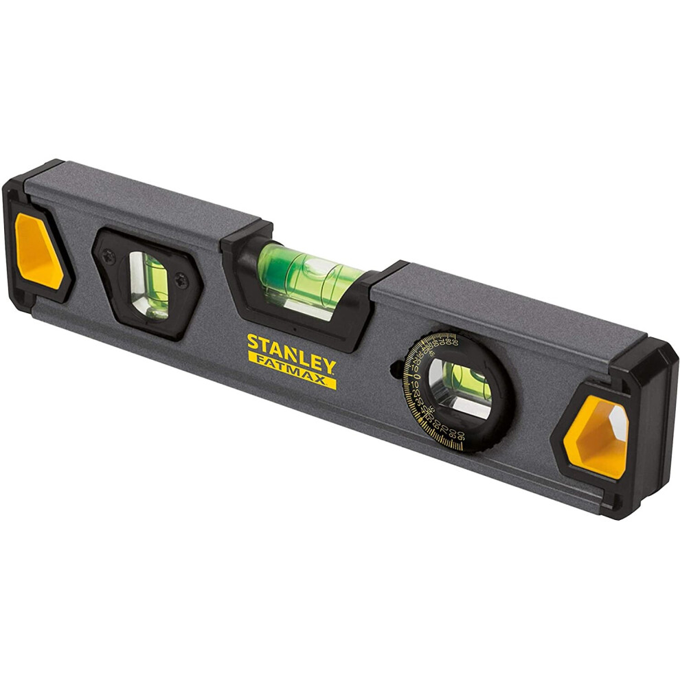Stanley XTHT0-42495 Torpedo Pro Aluminium Spirit Level, Black, 23 cm