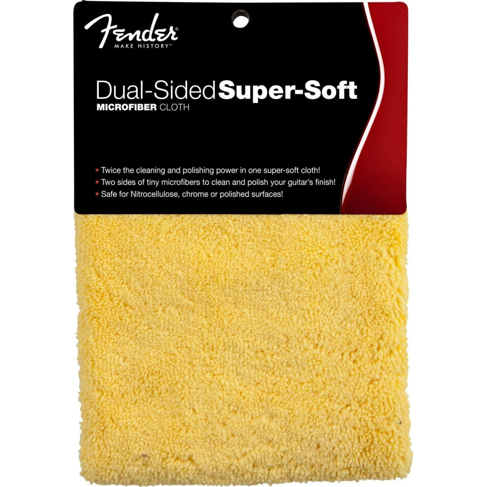 Fender 099 0524 Dual Sided Micro Fibre Cloth – Microfibre Cleaning Cloth