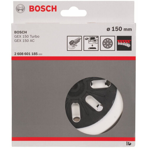 Bosch Bosch Professional 2608601185 Sanding pad Medium-Hard, 150 mm, Black/White 2