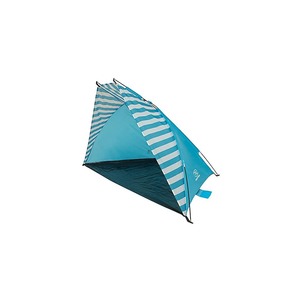 Highlander Harris Outdoor Instant Beach Shelter UPF 50+ UV Protection 2-3 Person - Lightweight Sun Tent with Handy Carry Case for Easy Transport