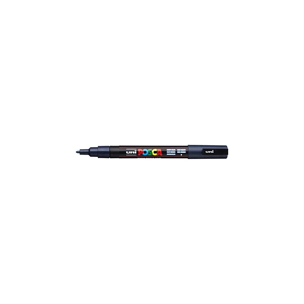 Uni-Ball Posca PC-3M - 1.5mm Fine Bullet Tip Marker - Navy Blue