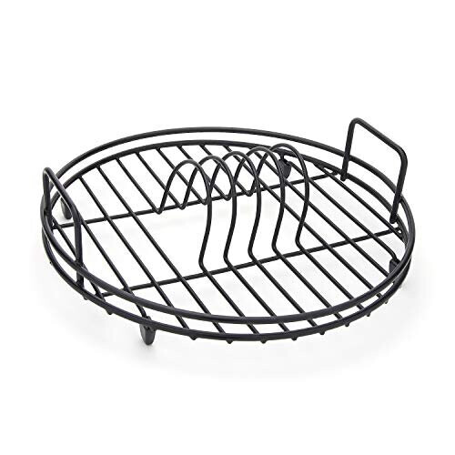 simplywire - Circular Dish Drainer - Round Sink Drying Rack - Black 1