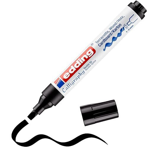 Edding Creative Calligraphy Marker 1455 Black 5 mm