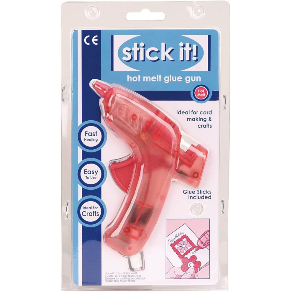 Stick It Hot Melt Glue Gun, Red 5038041620005