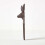 Homescapes Homescapes Brown Wall Mounted Cast Iron Stag Garden Thermometer 3