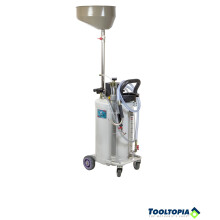 The SIP 80ltr Suction Waste Oil Drainer 80ltr Heavy-Duty Steel Tank