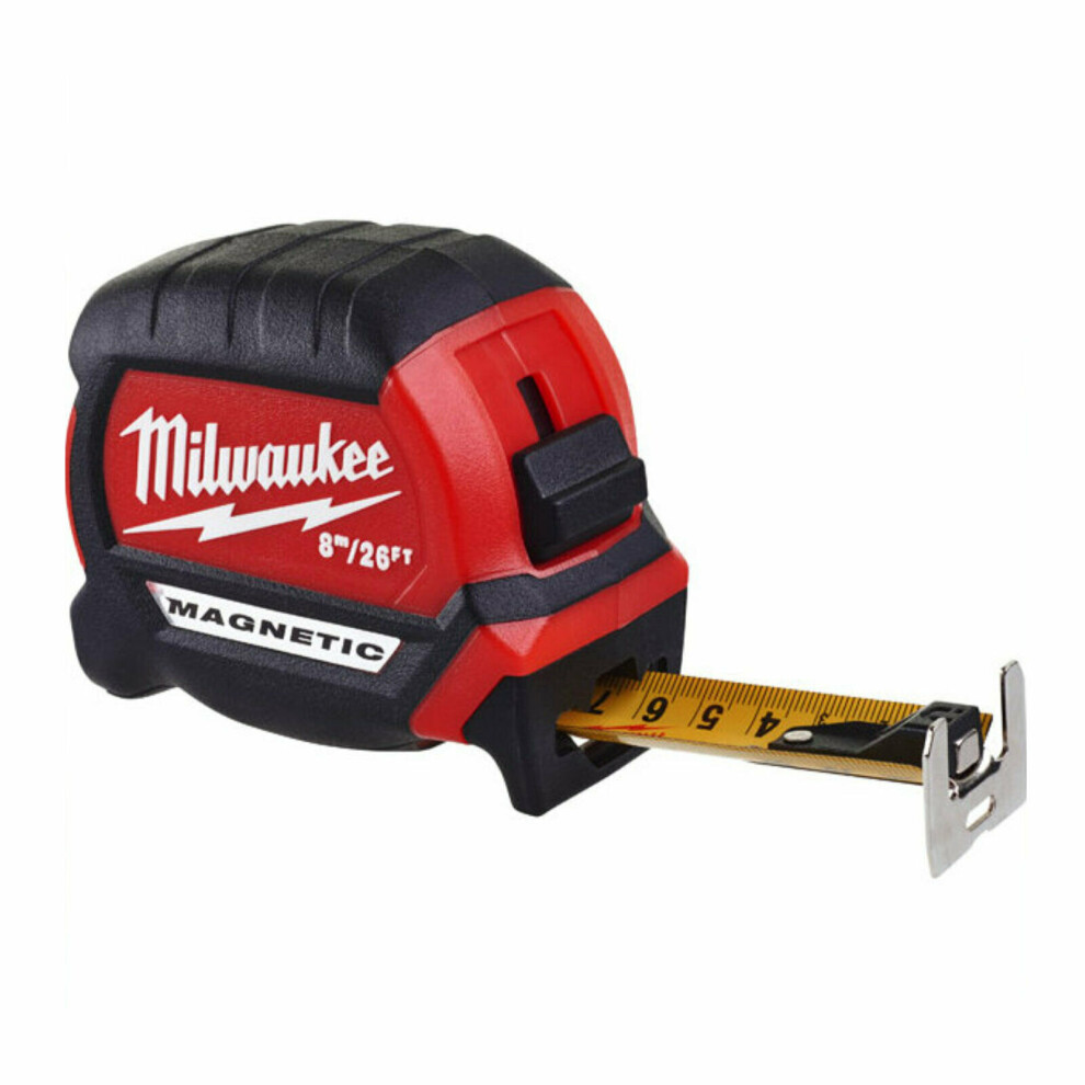 Milwaukee 4932464603 - Mag Tape Measure Mesuring Tool 8m/26 Ft - 1pc