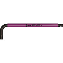 Wera 05022614001 Hex Key 950 SPKL Metric BlackLaser 8.0x195mm, Silver