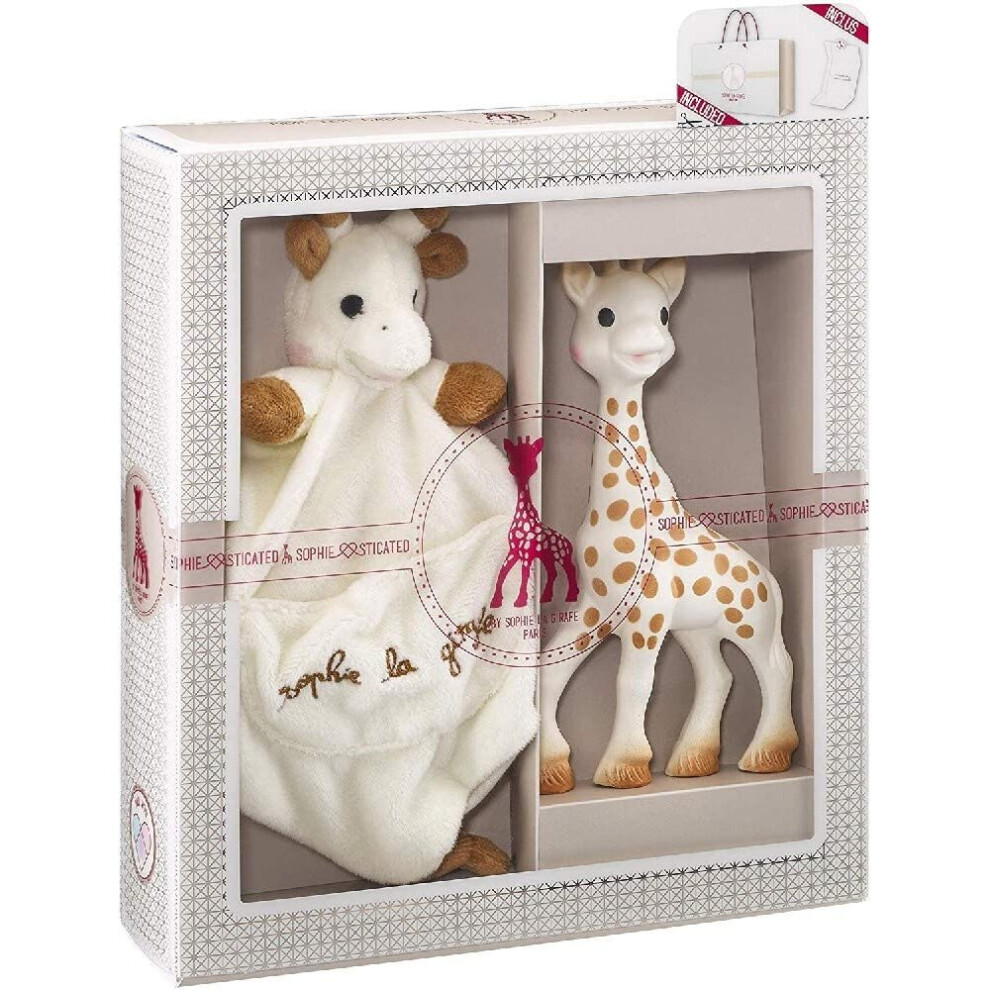 Sophie La Girafe Sophiesticated Comforter Set - Baby Teether & Plush Toy Gift