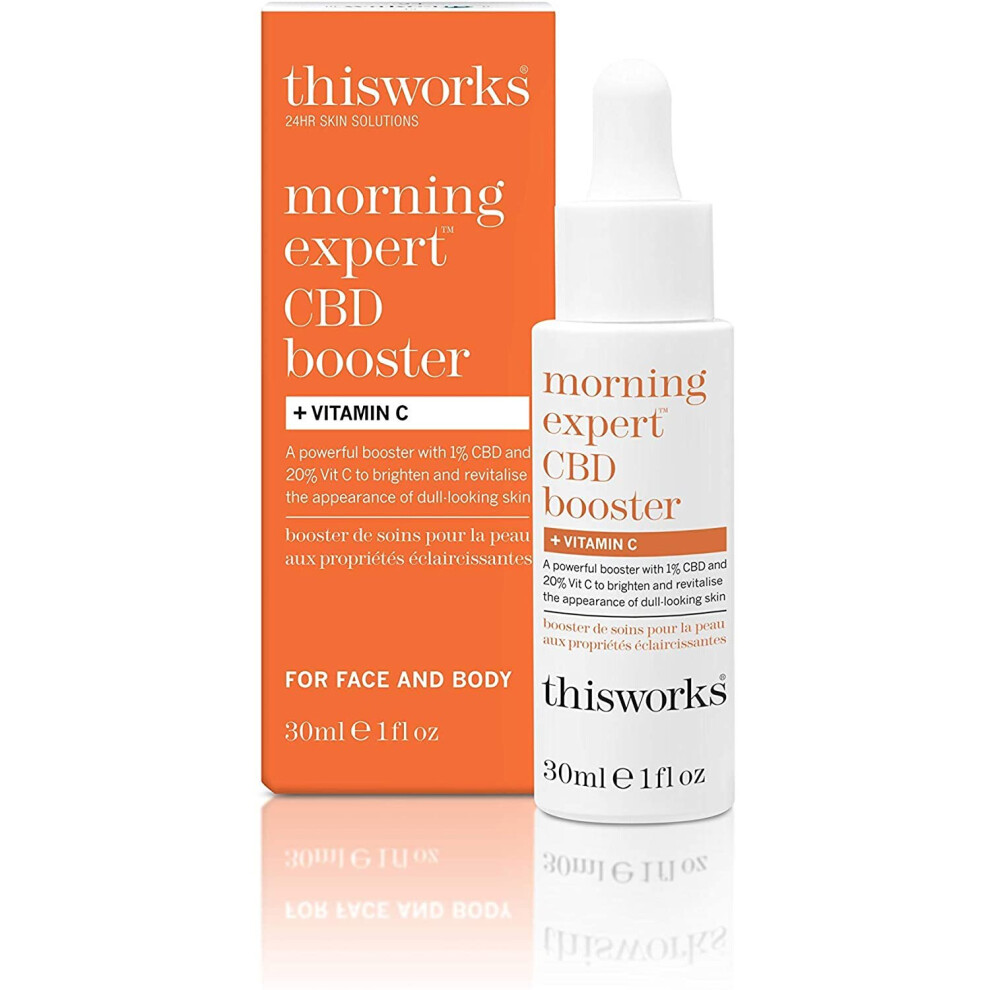 This Works Morning Expert CBD Booster + Vitamin C 30ml,TW030026