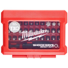 Milwaukee 4932471586 Shockwave Compact Bit CD Impact Screwdriver Torx Set 32 Pcs