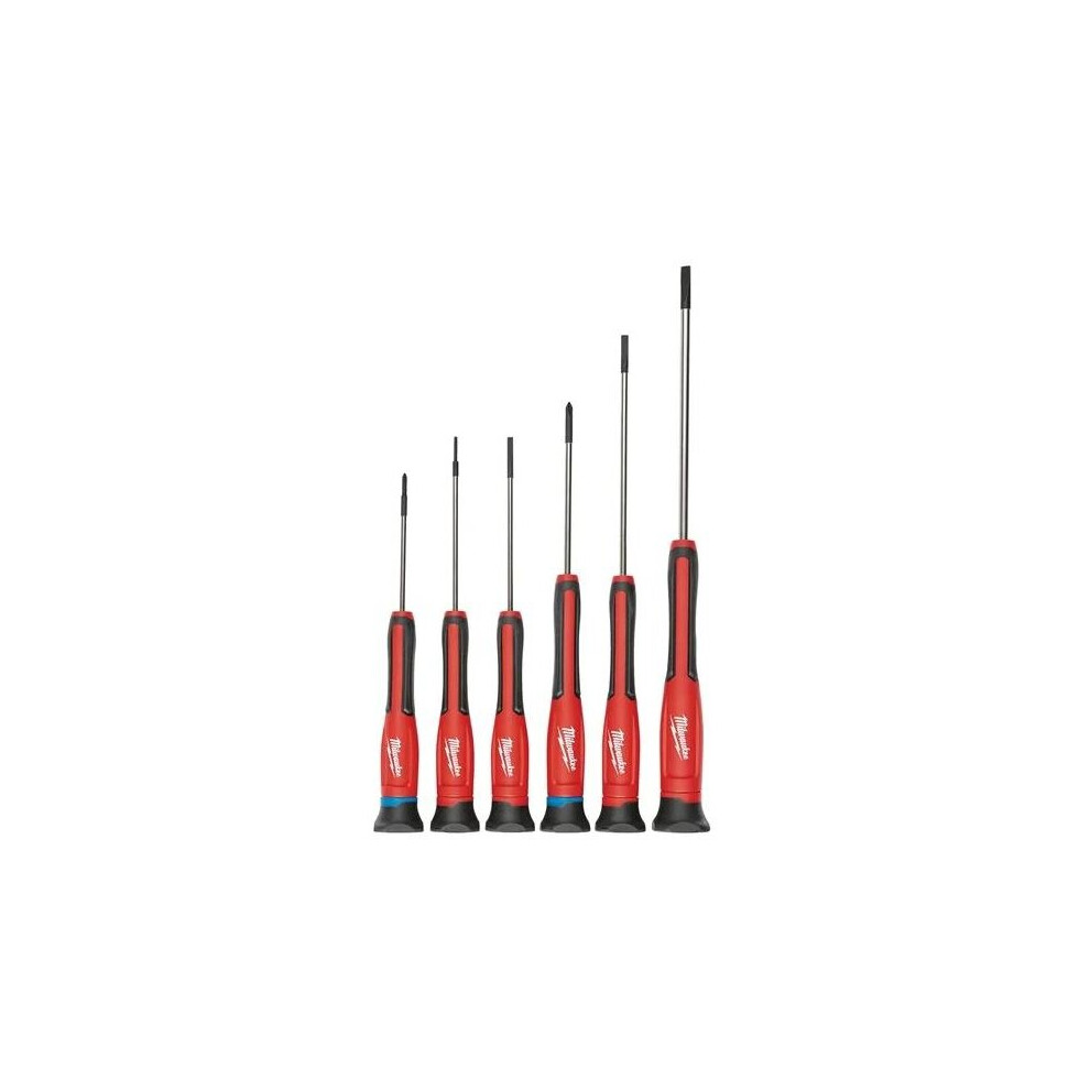Milwaukee 4932471869 Precision Screwdriver Set 6 Pieces Slotted & Philips