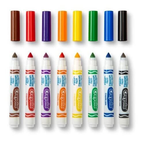 Crayola Crayola 587808 Classic Washable Marker 8 Count Markers 2