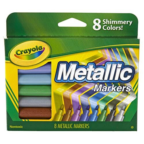 Crayola Crayola Metallic Markers, 8 Count