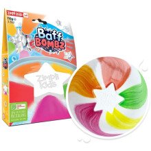 Star Bath Bomb from Zimpli Gifts, Special Effect Colour Fizzies, Handmade, Moisturizing Bubble Bombs, Fizzing Bath Bombs for Her, Vegan Friendly &