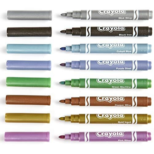 Crayola Crayola Metallic Markers, 8 Count 2