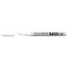 Pilot 420101250L Supercolour Extra Fine Paint Marker - White