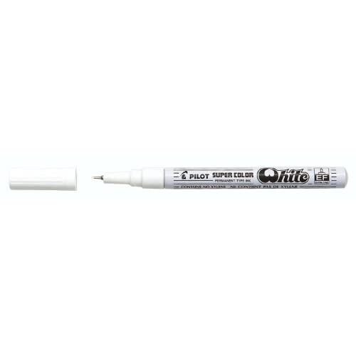 Pilot Pilot 420101250L Supercolour Extra Fine Paint Marker - White