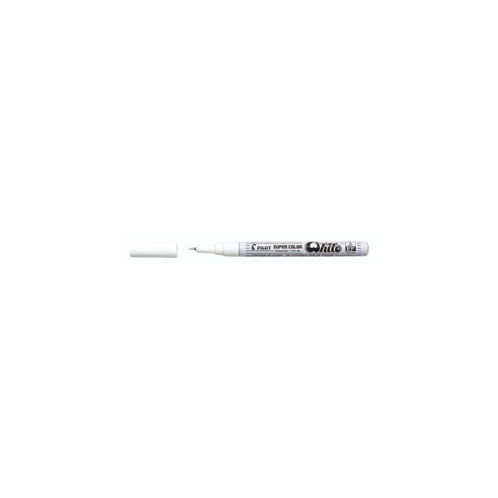 Pilot 420101250L Supercolour Extra Fine Paint Marker - White