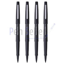 Papermate Flair Original Felt-Tip Pens Medium 1.0mm Tip 0.8mm Line Pack of 4 Ink Colour Black