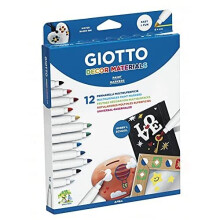 Marcatori per pittura - GIOTTO - Decorazione - Punta a ogiva - Inchiostro a base d'acqua - Colori vivaci