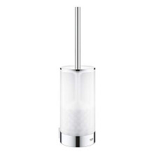 Grohe 41076000 Selection Toilet Brush Holder Complete, Glass and Metal, Chrome