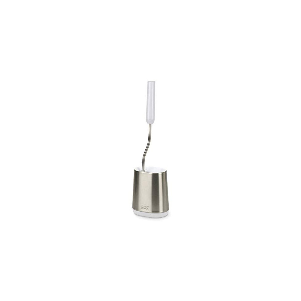 Joseph Joseph Flex Lite Steel Smart Hygienic Silicone Toilet Brush With Holder - Stainless Steel