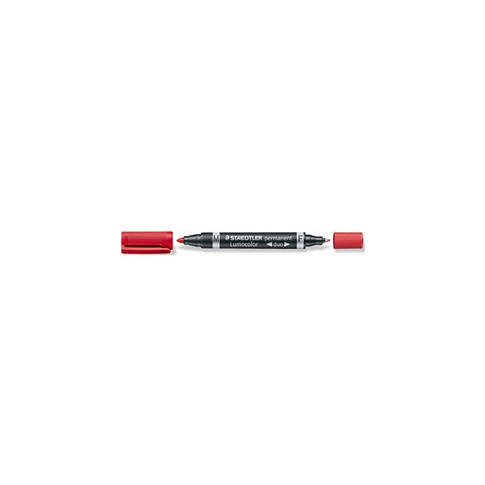 Staedtler Double Tip Permanent Marker - Red