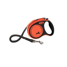 flexi Xtreme Retractable Lead - Tape Leash Orange - S