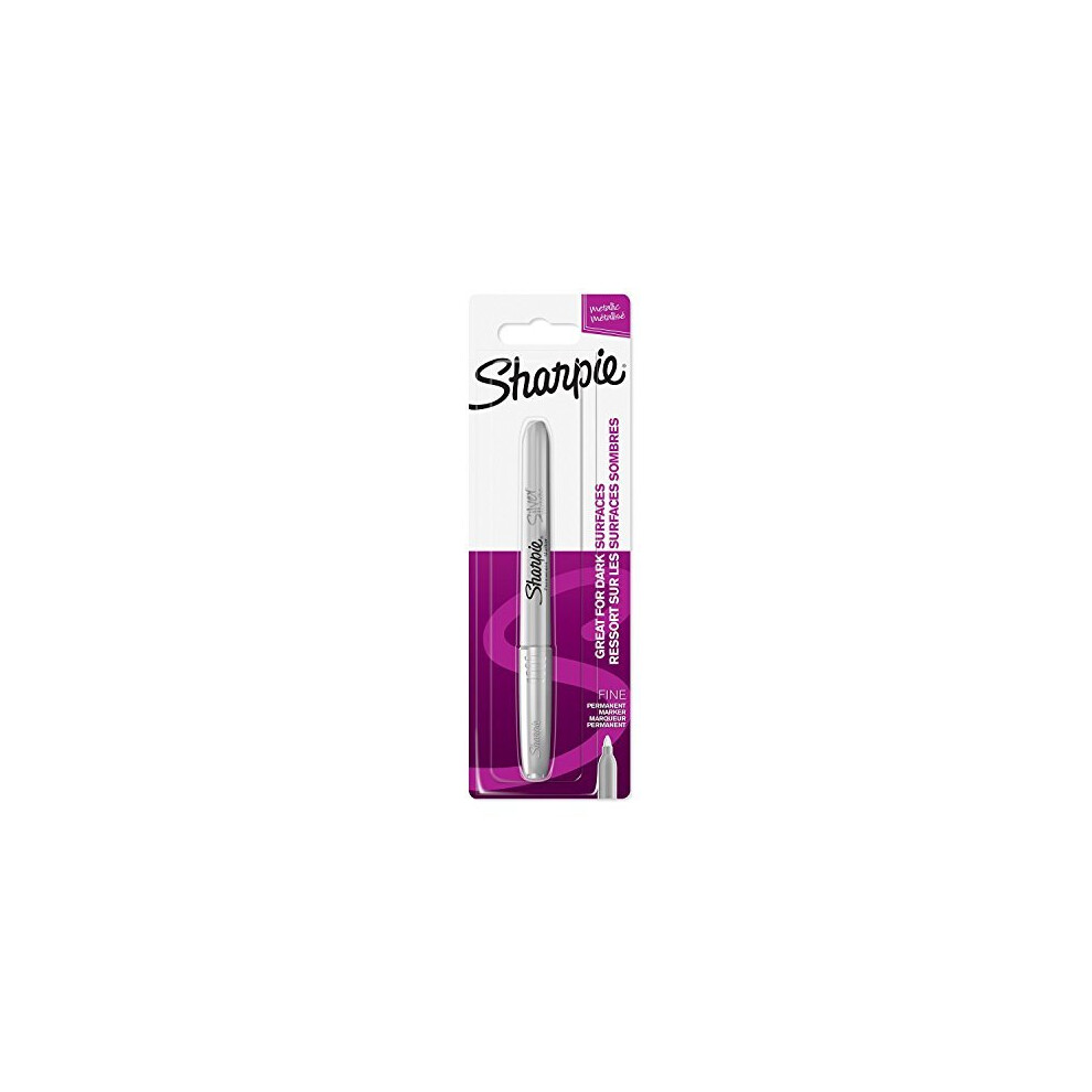 Sharpie 2065407 Fine Tip Permanent Marker - Silver