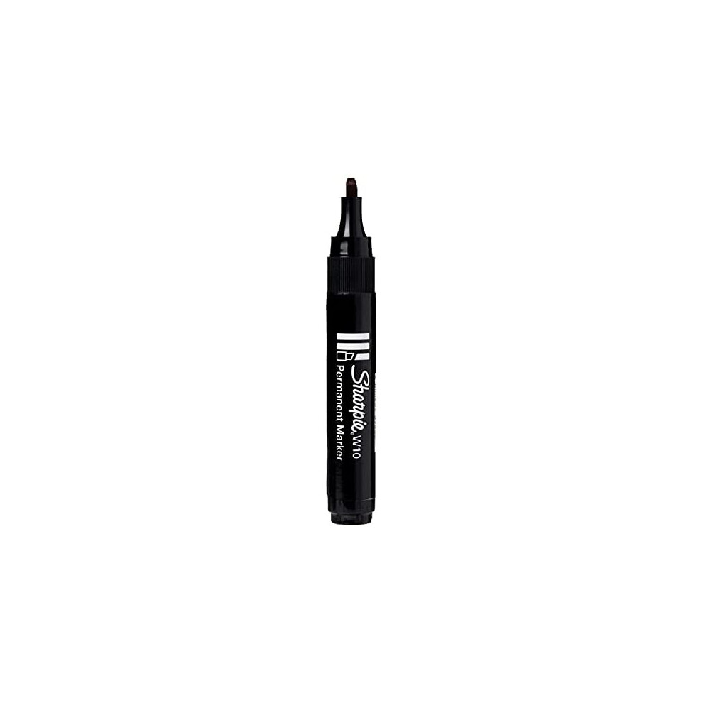 Sharpie W10 Chisel Tip Permanent Marker - Black, Ref. 719171, Cap-Less, Up To 10 Days Run Time, Fade & Water-Resistant - Image 2