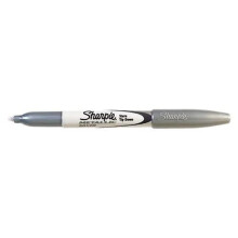 Sharpie metallic silver colour ink permanent marker pen - fine point