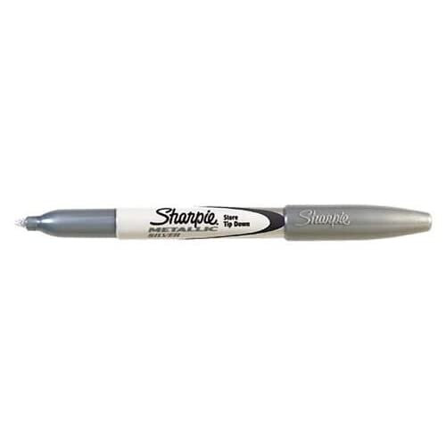 Sharpie Sharpie metallic silver colour ink permanent marker pen - fine point