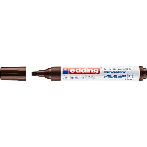 Edding Creative Calligraphy Marker 1455 Dark Brown 1 to 5 mm 1