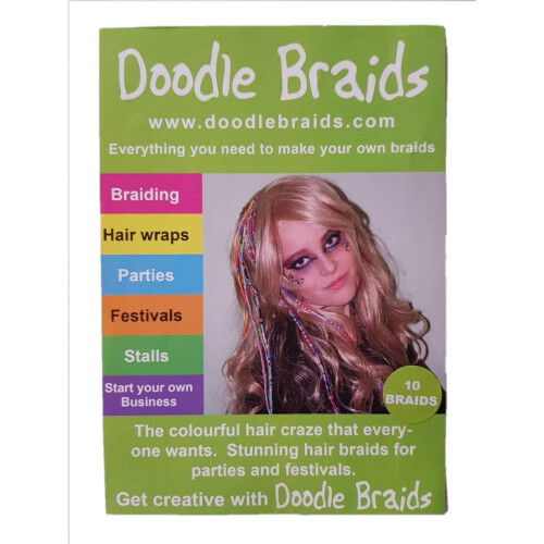 Make 10 Long Hair Braids/DIY Hair Wraps Kit