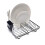 simplywire - Compact Black Dish Drainer/Plate Drying Rack - Small 1