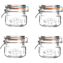 Kilner 0025.541A Cliptop Jars, Glass