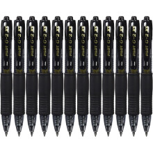Pilot G207 Pixie XS Retractable Gel Rollerball 0.7 mm Tip (Pack of 12) - Black