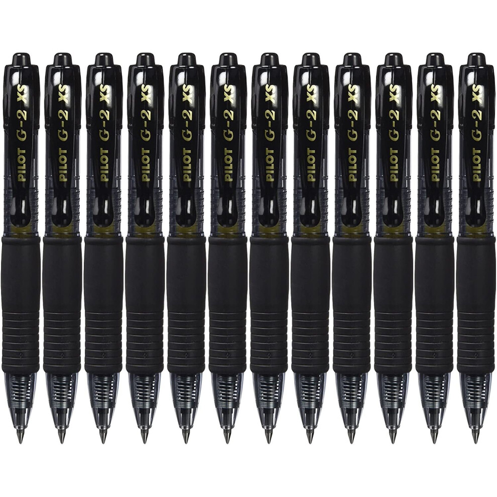 Pilot G207 Pixie Xs Retractable Gel Rollerball 0.7 Mm Tip (Pack Of 12) - Black