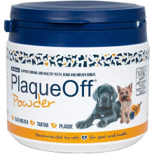 ProDen PlaqueOff Powder 420 g for Dogs and Cats, Bad Breath, Plaque, Tartar