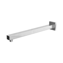 (Square Shower Arm ) Large Shower Head Bathroom Round Square Chrome