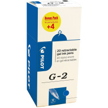 Pilot 3131910516477 G207 Gel Roller Pen - Blue (Pack of 20)