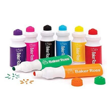Baker Ross AW632 Jumbo Markers-Pack of 8, Paint Sticks for Children, Ideal for Kids Arts and Crafts Projects, Assorted