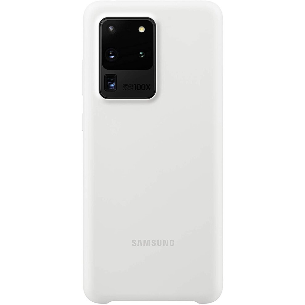 Samsung Original Galaxy S20 Ultra 5G Silicone Cover/Mobile Phone Case - White