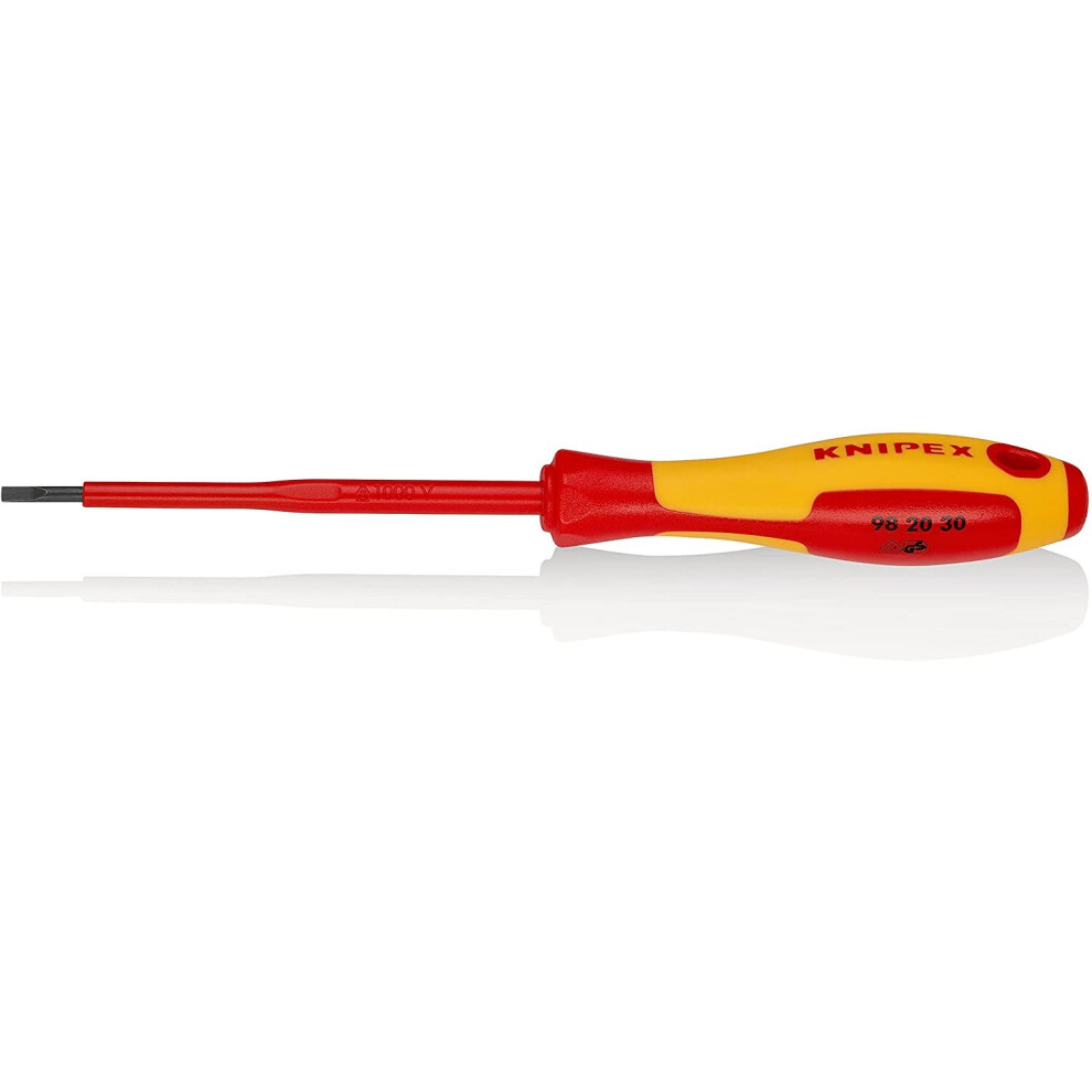 KNIPEX Screwdrivers for slotted screws 1000V-insulated (202 mm) 98 20 30