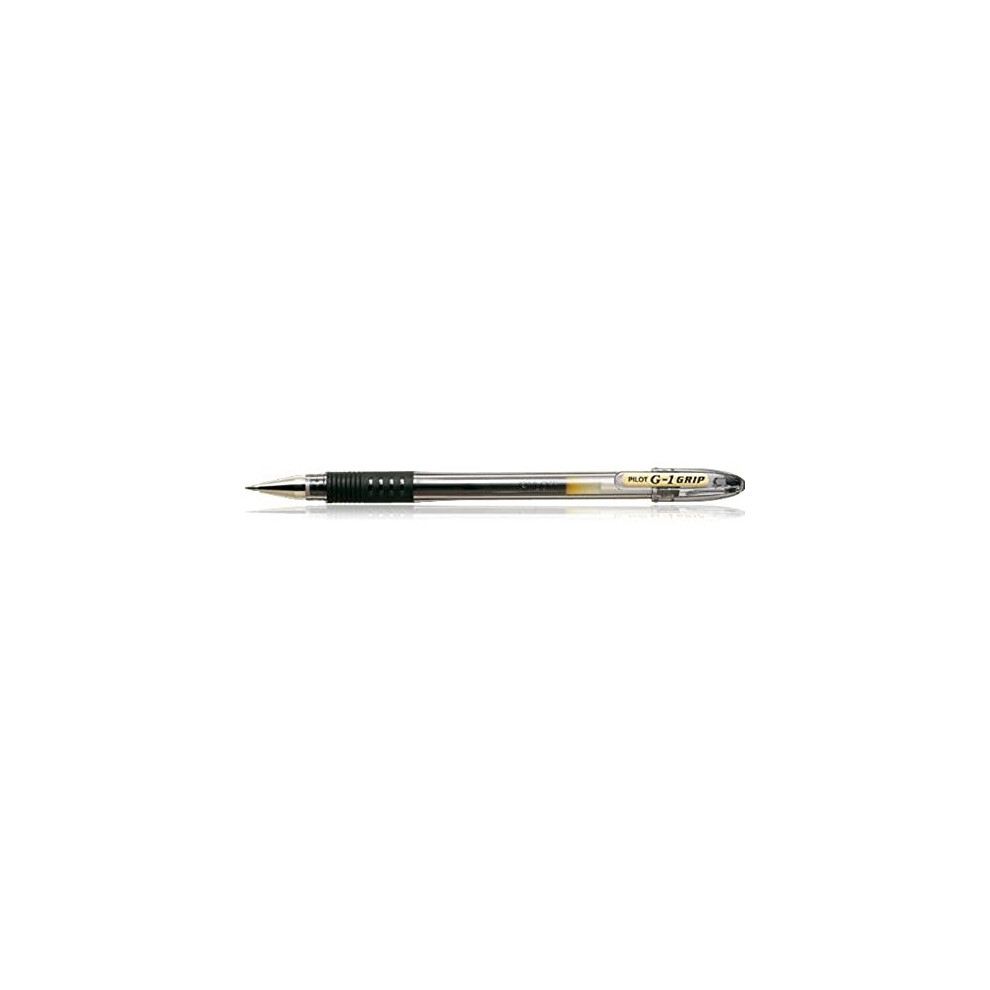 Pilot BLGP-G1-10 Grip Gel Rollerball 1.0 mm - Black, Box of 12