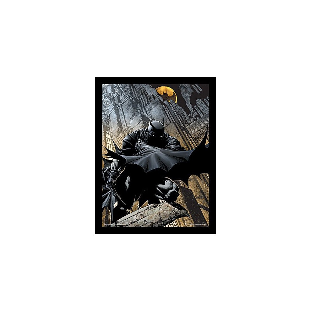 DC Comics FP11603P-PL Batman 30 X 40 cm "Night Watch" Framed Print