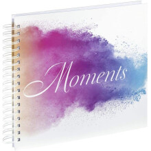 Spiraalalbum - Aquarel Momenten - 28 x 24 cm - 50 witte pagina's - Mixte - Niet vintage