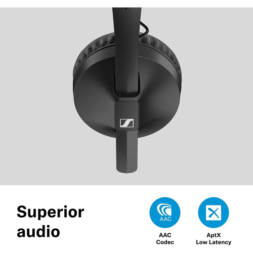 Sennheiser HD 250BT Bluetooth 5.0 Wireless Headphone with AAC, aptX