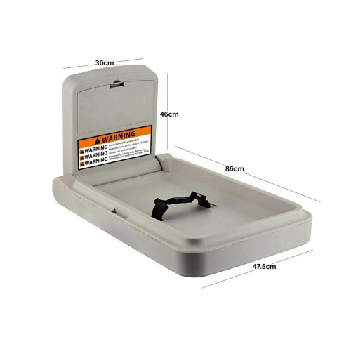 Bambino Vertical Wall Mounted Baby Changing Station 2